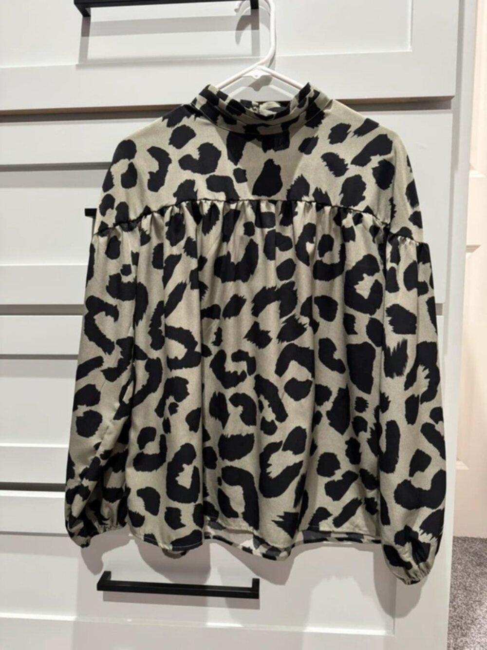 Leopard Long Sleeve Blouse